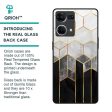 Tricolor Pattern Glass Case for Oppo F21s Pro Fashion