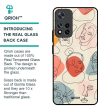 Abstract Faces Glass Case for Mi 11i HyperCharge For Cheap