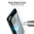 Vertical Blue Arrow Glass Case For Realme C33 For Sale