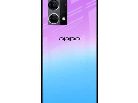 Unicorn Pattern Glass Case for Oppo F21s Pro Fashion