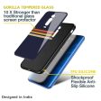 Tricolor Stripes Glass Case For Redmi A1 Online