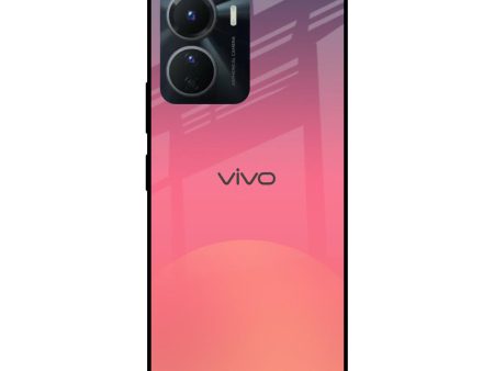 Sunset Orange Glass Case for Vivo Y16 Discount