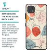 Abstract Faces Glass Case for Samsung Galaxy F42 5G Fashion