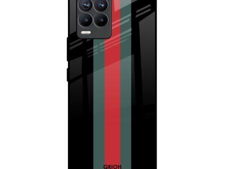 Vertical Stripes Glass Case for Realme 8 Pro Online