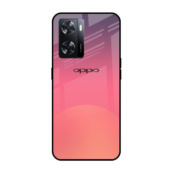 Sunset Orange Glass Case for OPPO A77s Discount