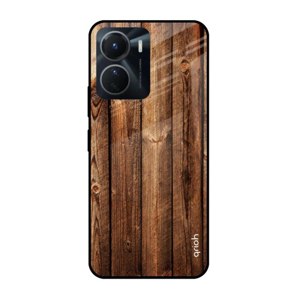 Timber Printed Glass case for Vivo Y16 Online Hot Sale