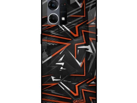 Vector Art Glass Case for OPPO F21 Pro 4G For Discount