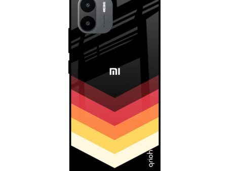 Abstract Arrow Pattern Glass Case For Redmi A1 Hot on Sale