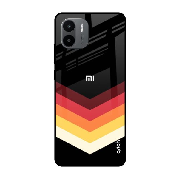 Abstract Arrow Pattern Glass Case For Redmi A1 Hot on Sale