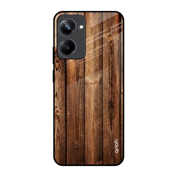 Timber Printed Glass Case for Realme 10 Pro 5G For Discount