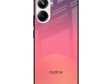 Sunset Orange Glass Case for Realme 10 Pro 5G Online Sale