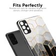 Tricolor Pattern Glass Case for Realme C30 Fashion