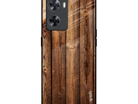 Timber Printed Glass Case for OPPO A77s Online now