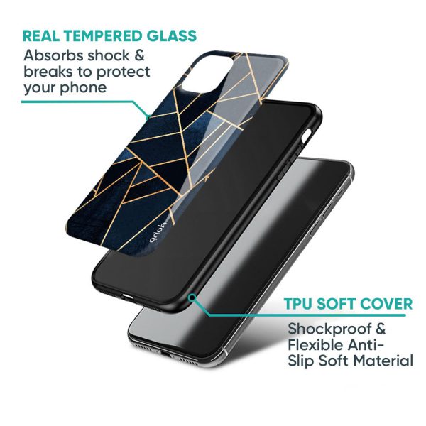 Abstract Tiles Glass Case for Samsung Galaxy M13 5G Online now