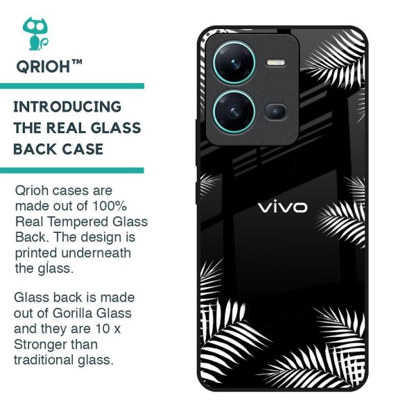 Zealand Fern Design Glass Case For Vivo V25 on Sale