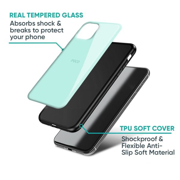 Teal Glass Case for Poco M5 on Sale