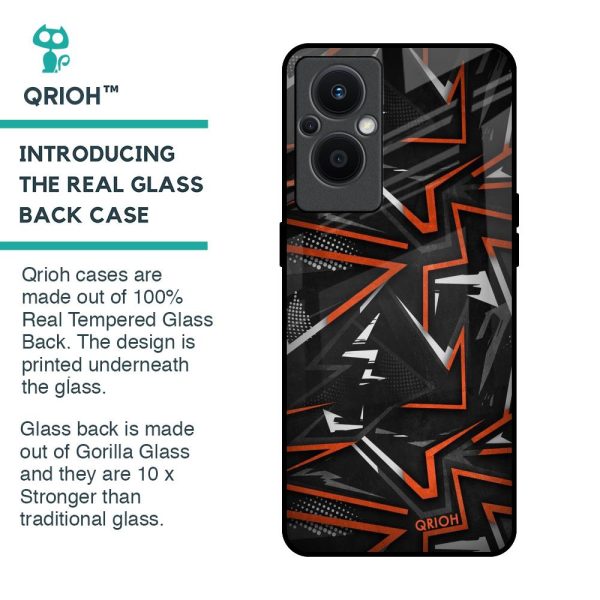 Vector Art Glass Case for OPPO F21 Pro 5G on Sale