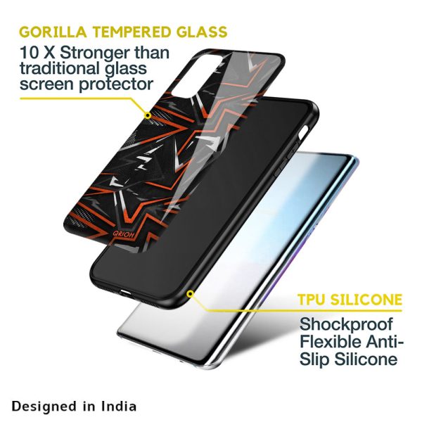 Vector Art Glass Case for Samsung Galaxy M13 Online