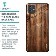 Timber Printed Glass Case for Samsung Galaxy M13 5G on Sale