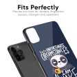 Struggling Panda Glass Case for Apple iPhone SE 2022 Cheap