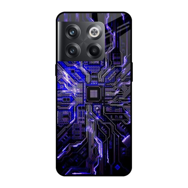 Techno Color Pattern Glass Case For OnePlus 10T 5G Cheap