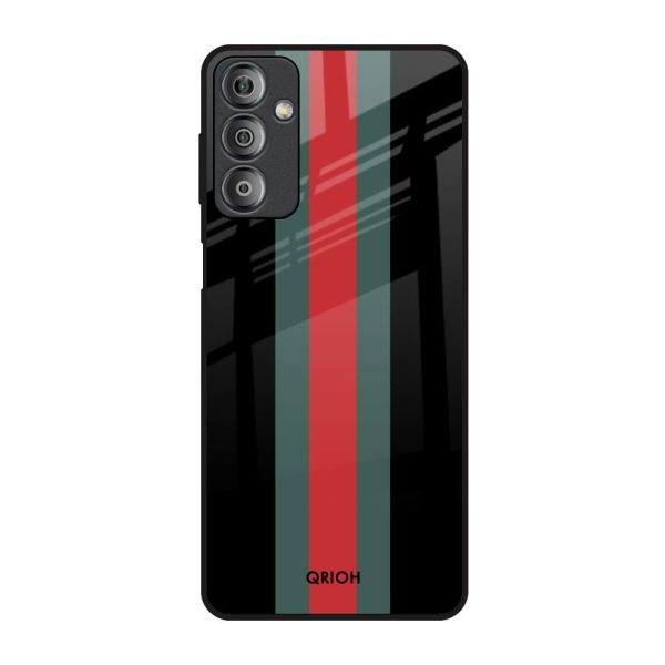 Vertical Stripes Glass Case for Samsung Galaxy F23 5G Supply