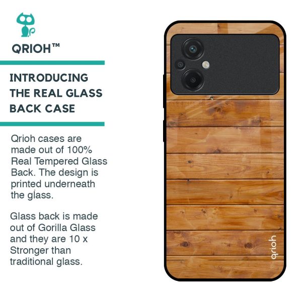 Timberwood Glass Case for Poco M5 Online