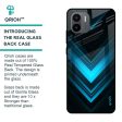 Vertical Blue Arrow Glass Case For Redmi A1 Hot on Sale