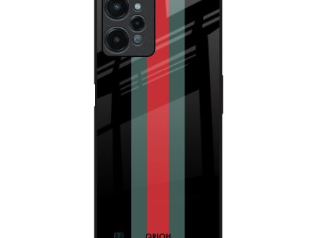 Vertical Stripes Glass Case for Realme C31 For Sale