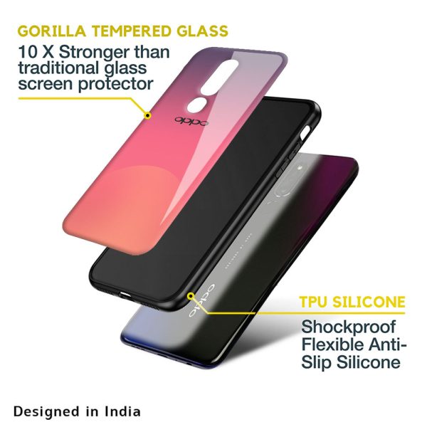 Sunset Orange Glass Case for Oppo F21s Pro 5G Online now