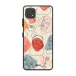 Abstract Faces Glass Case for Samsung Galaxy F42 5G Fashion