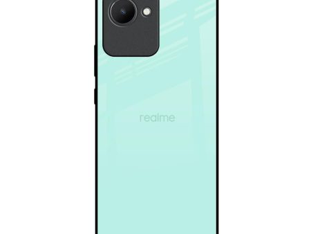 Teal Glass Case for Realme C30 Online Sale