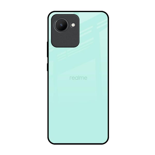 Teal Glass Case for Realme C30 Online Sale