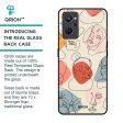 Abstract Faces Glass Case for Realme 9i Online Sale