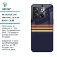 Tricolor Stripes Glass Case For OnePlus 10T 5G Discount