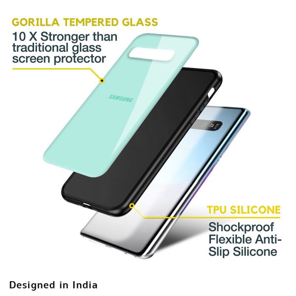 Teal Glass Case for Samsung Galaxy M13 5G Online Sale