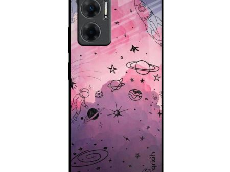 Space Doodles Glass Case for Redmi 11 Prime 5G Discount