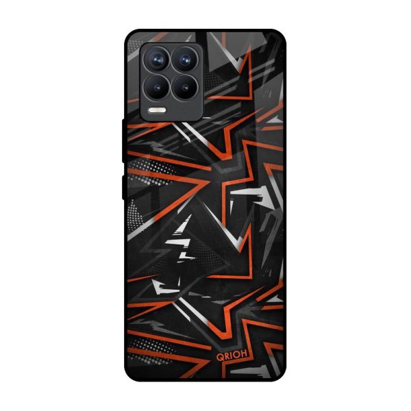 Vector Art Glass Case for Realme 8 Pro Fashion