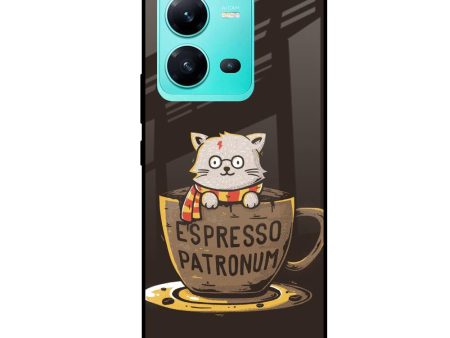 Tea With Kitty Glass Case For Vivo V25 Online Sale