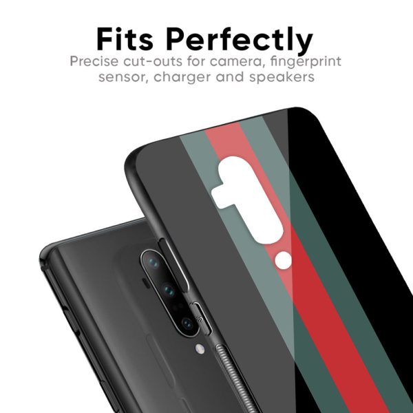 Vertical Stripes Glass Case for OnePlus 10T 5G Online