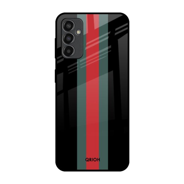 Vertical Stripes Glass Case for Samsung Galaxy F13 Online