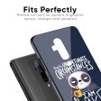 Struggling Panda Glass Case for OnePlus 10T 5G For Cheap