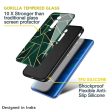 Abstract Green Glass Case For Redmi A1 Online now