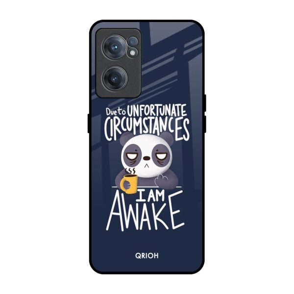 Struggling Panda Glass Case for OnePlus Nord CE 2 5G Discount