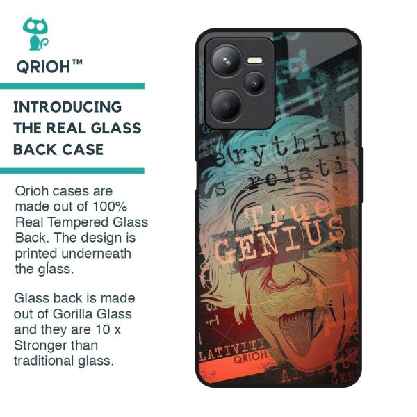 True Genius Glass Case for Realme C35 Online now