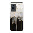 Tricolor Pattern Glass Case for IQOO 9 5G Online Sale