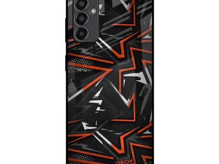 Vector Art Glass Case for Samsung Galaxy F13 Fashion