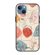 Abstract Faces Glass Case for Apple iPhone 13 on Sale