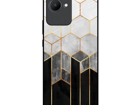 Tricolor Pattern Glass Case for Realme C30 Fashion