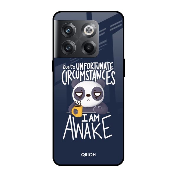 Struggling Panda Glass Case for OnePlus 10T 5G For Cheap